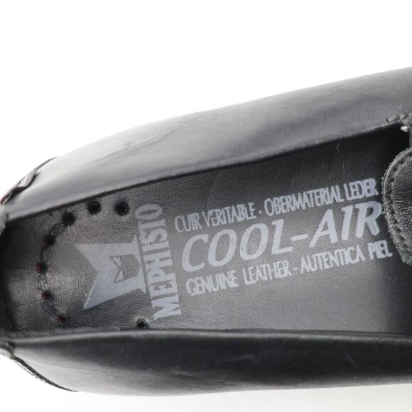 Mephisto Edlef Men's US Size 8.5 Black Antica 800 Flat Heel Slip-On Loafers - Picture 10 of 10